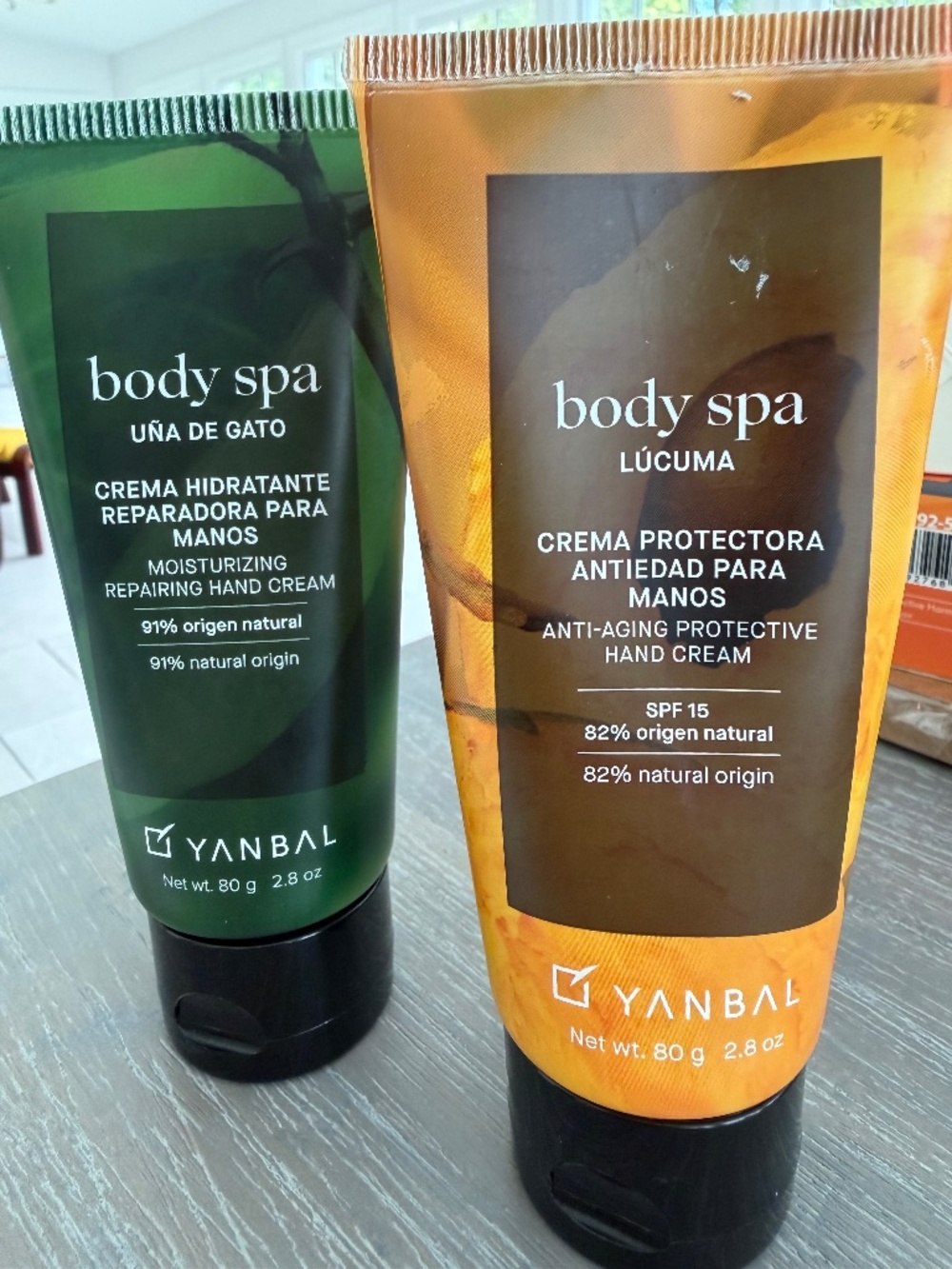 YANBAL Body Spa 2 Hand Creams Natural Beauty